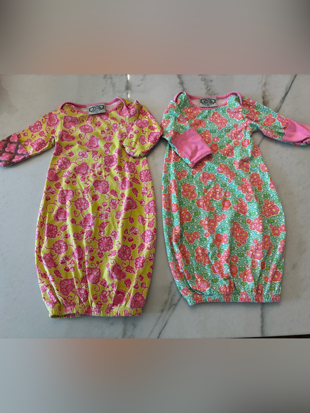 Flit & Flitter Newborn Gowns (2)